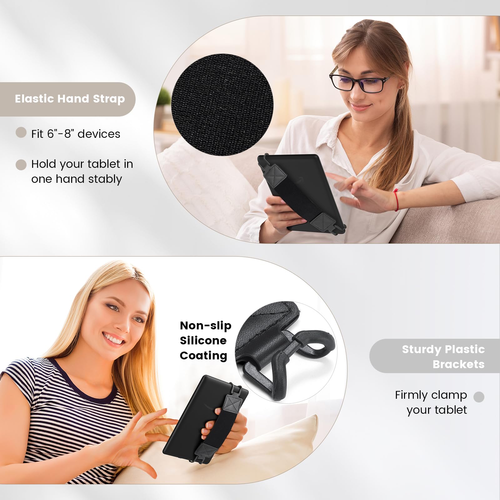 Foto 6 pulgar | Correa De Mano Moko Security Para Kindle Ereader/tablet Fire De 6 A 8 Pulgadas - Venta Internacional.