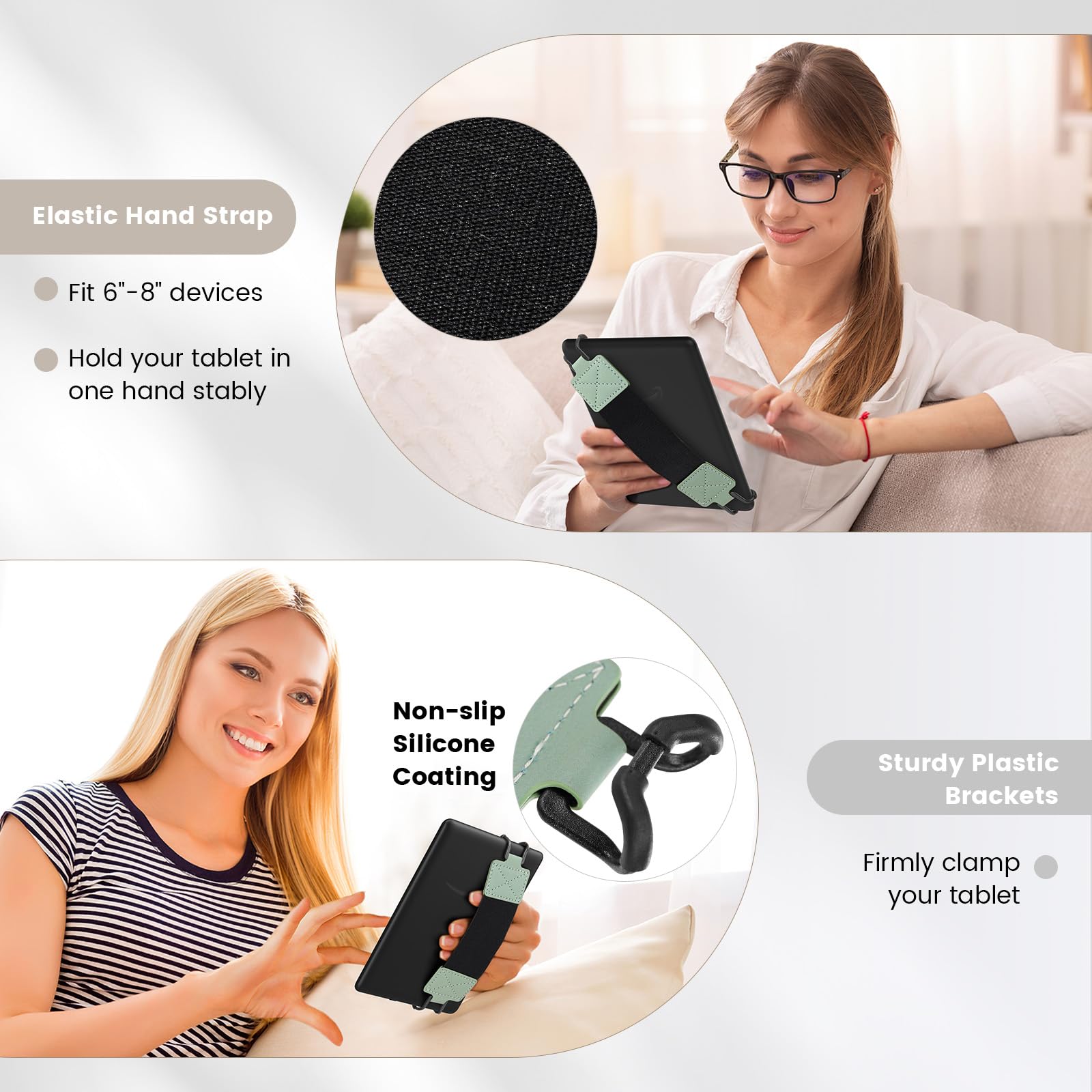 Foto 5 | Correa De Mano Moko Security Para Kindle Ereader/tablet Fire De 6 A 8 Pulgadas - Venta Internacional.