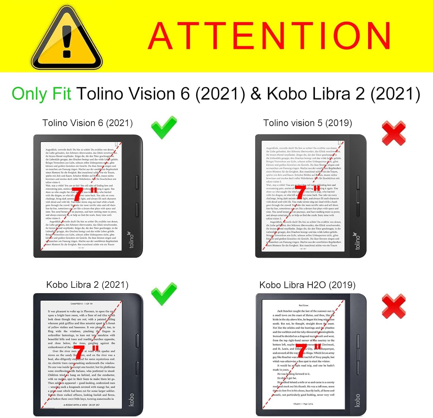 Foto 3 pulgar | Funda Fintie - Soporte Para Kobo Libra Colour (2024) Y Libra 2 (2021) - Venta Internacional.