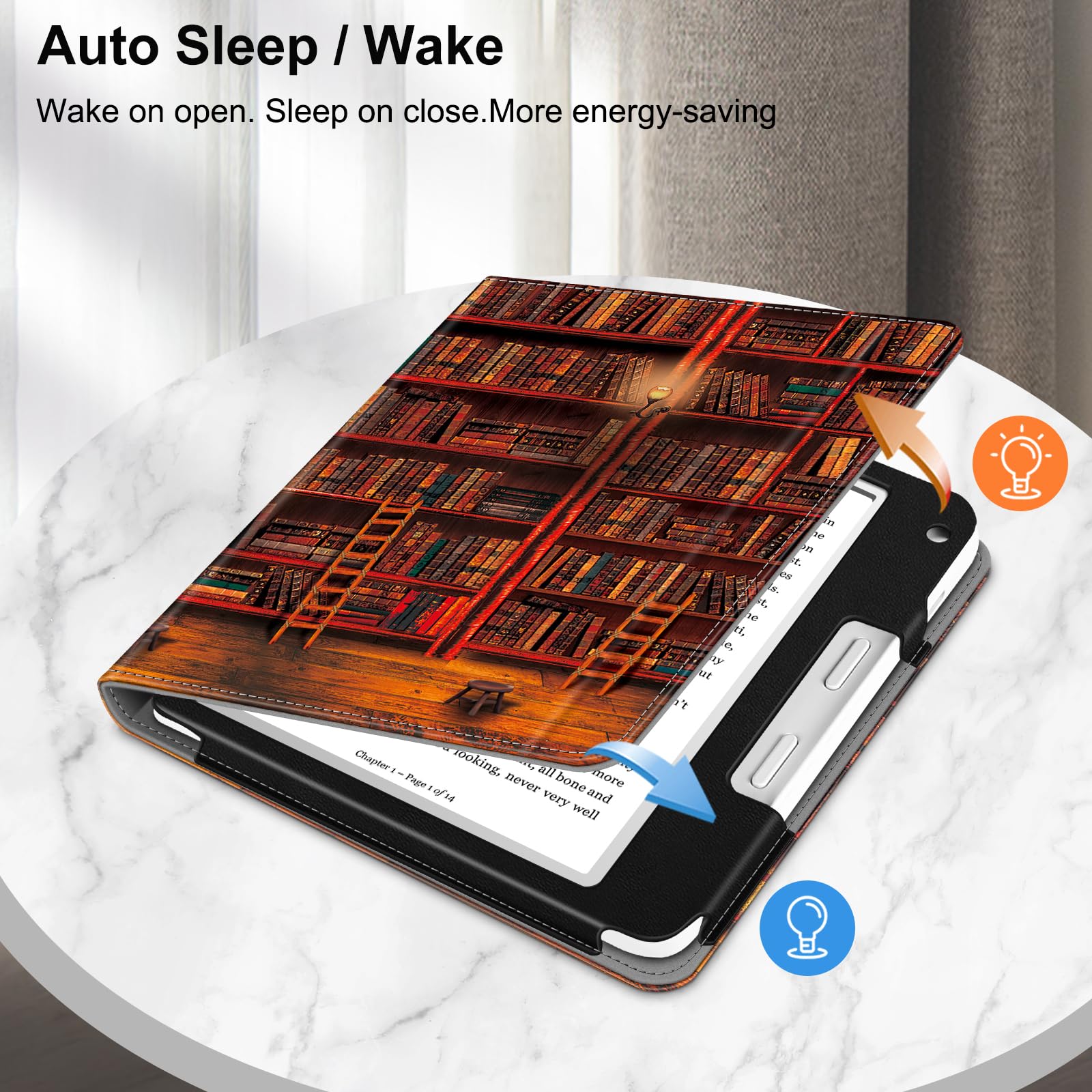 Foto 4 pulgar | Funda Fintie - Soporte Para Kobo Libra Colour (2024) Y Libra 2 (2021) - Venta Internacional.