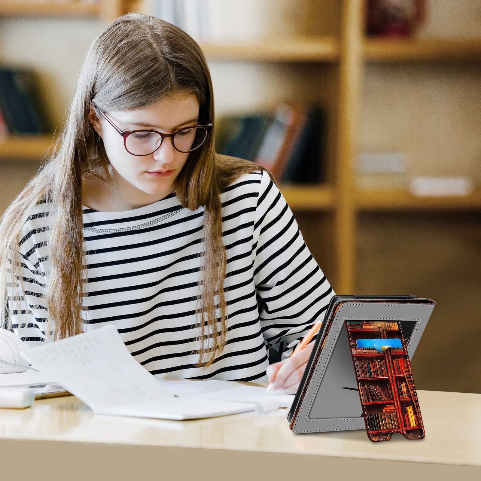 Foto 6 | Funda Fintie Con Soporte Para Kobo Clara De 6 Pulgadas (2024) Con Ranura Para Tarjetas - Venta Internacional.