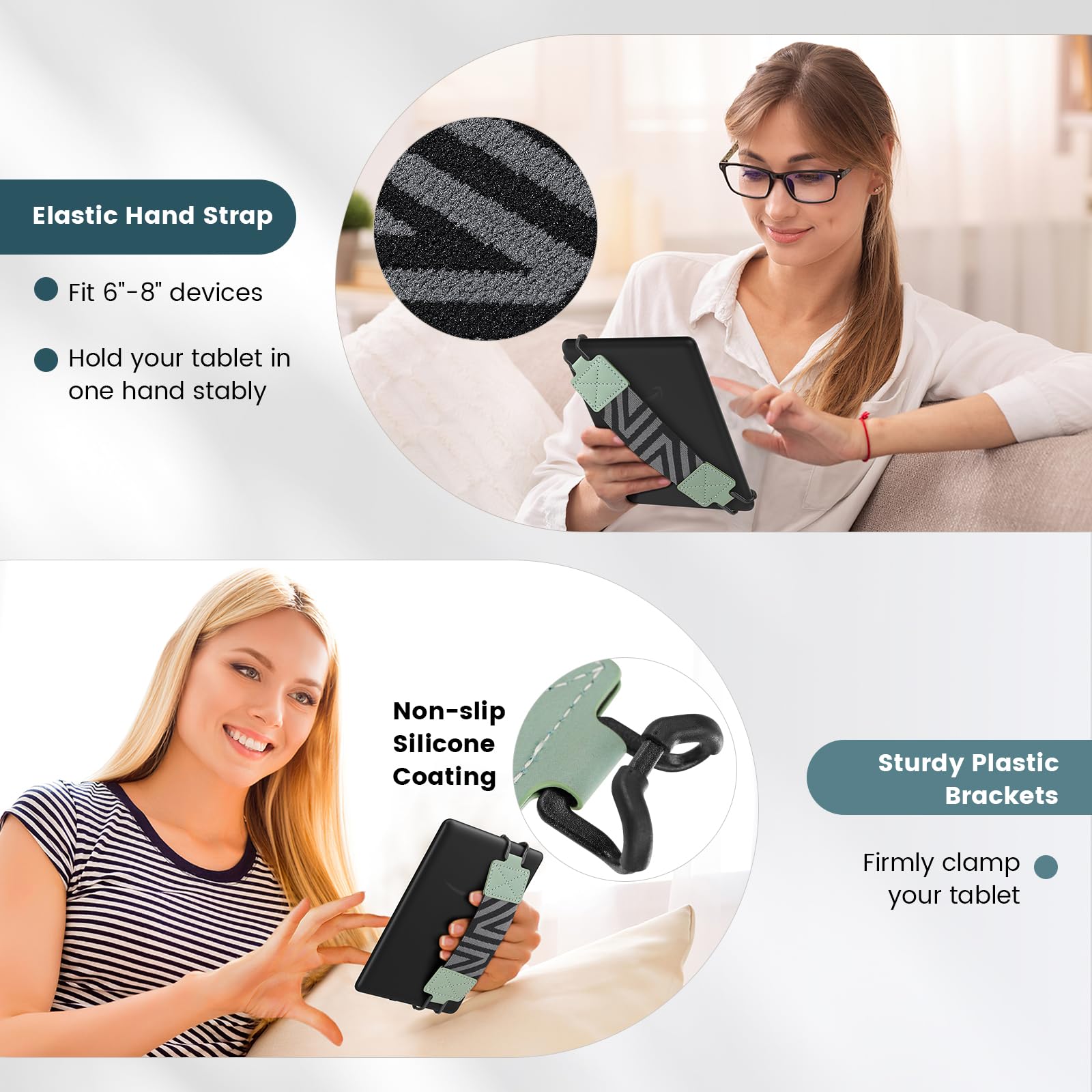 Foto 6 pulgar | Correa De Mano Moko Security Para Tabletas Kindle Ereaders De 6 A 8 Pulgadas - Venta Internacional.