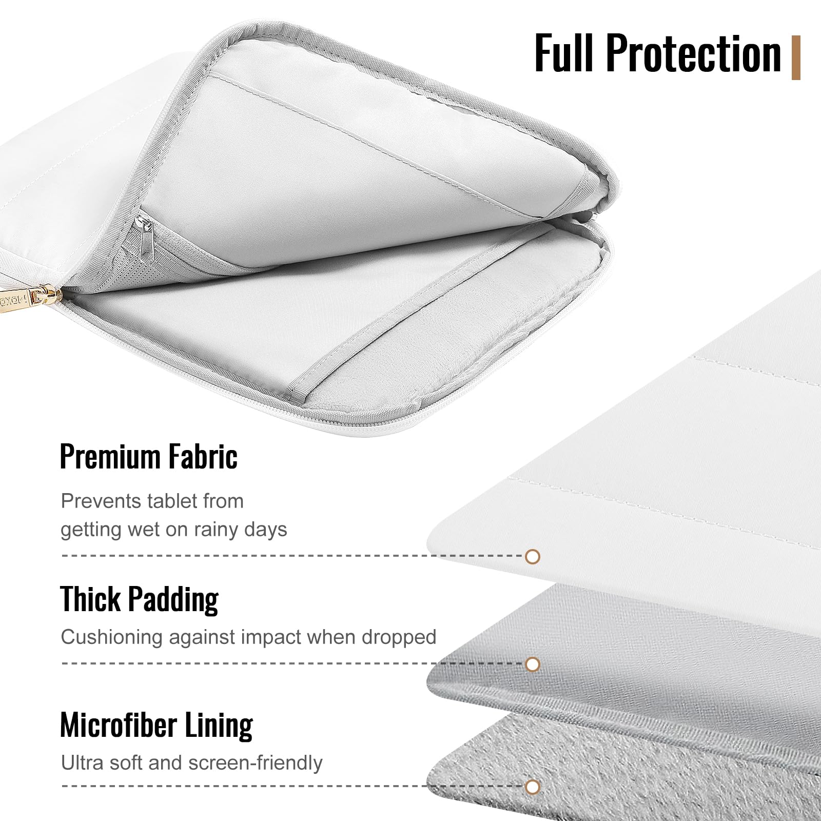 Foto 5 pulgar | Funda Para Tableta Moko Puffer De 9 A 11 Pulgadas Para Ipad Pro M4/air M2 - Venta Internacional.