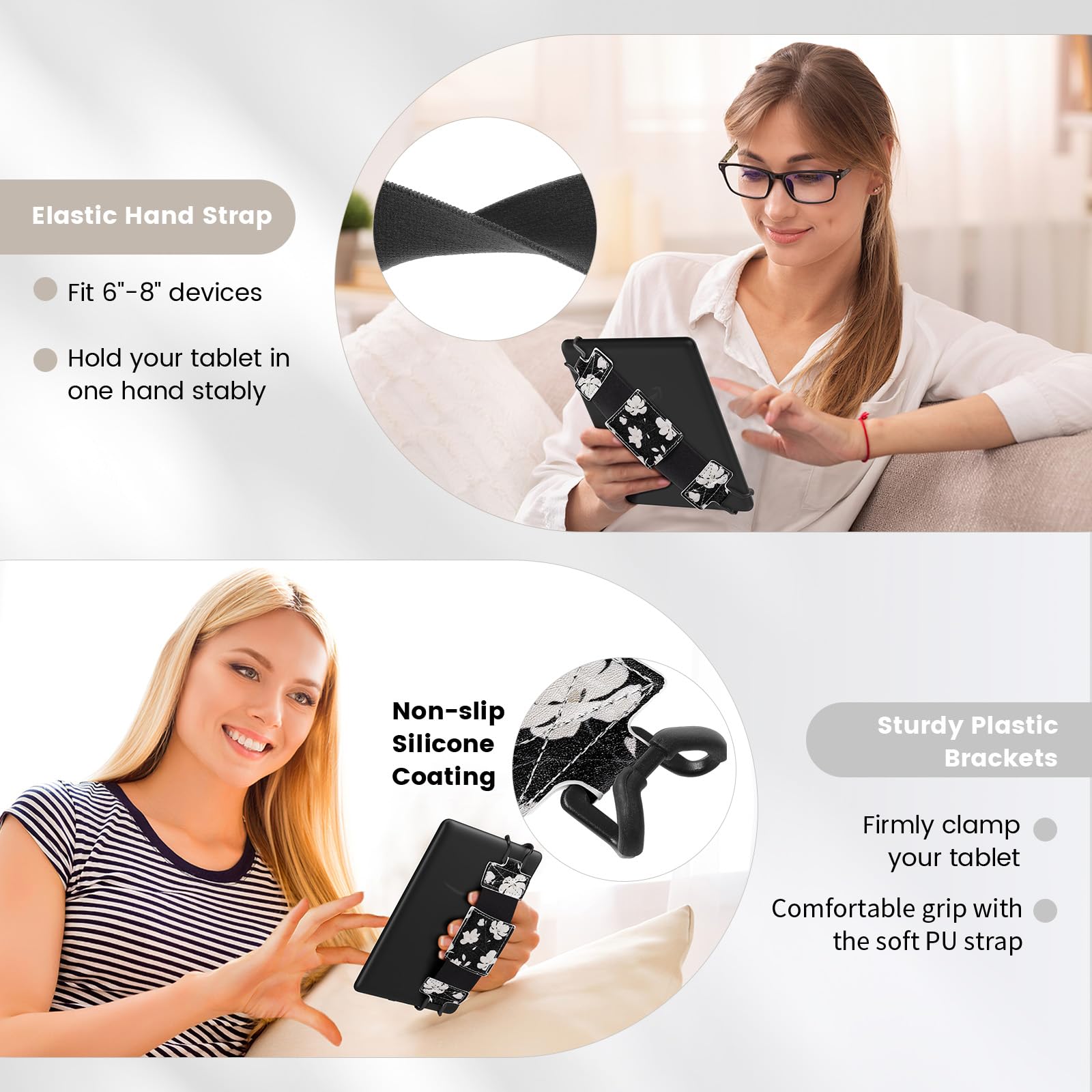 Foto 6 pulgar | Correa De Mano Moko Para Ereaders Fire Tablet Kindle/kobo De 6 A 8 Pulgadas - Venta Internacional.