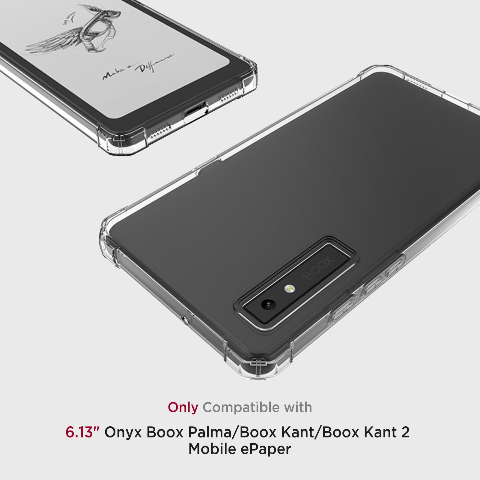 Foto 2 | Funda Transparente Miimall Para Onyx Boox Palma/kant/kant2 De 6,13 Pulgadas - Venta Internacional.