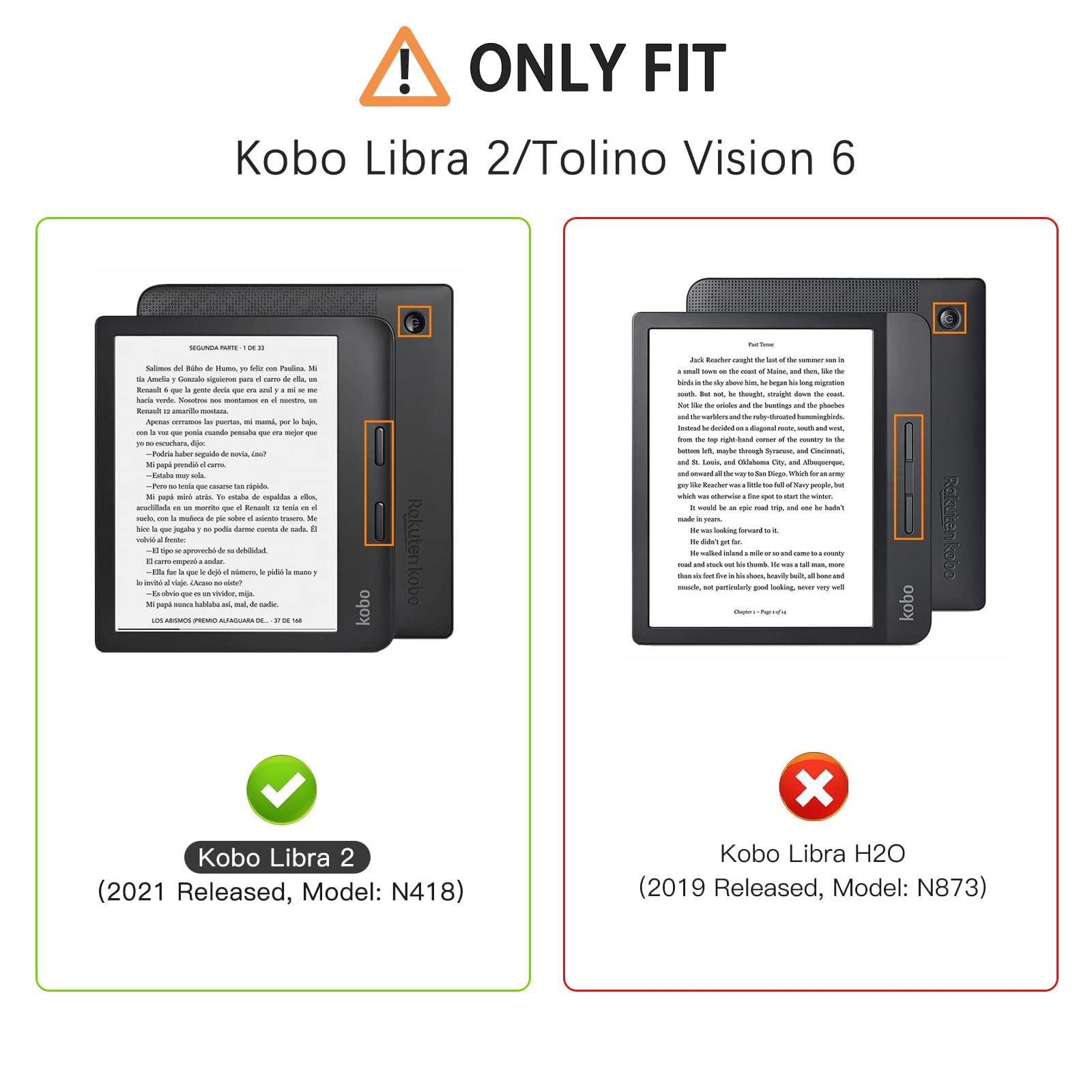 Foto 3 pulgar | Funda Para Dormir Case Bentoben Para Kobo Libra 2 Taro, Color Morado - Venta Internacional.