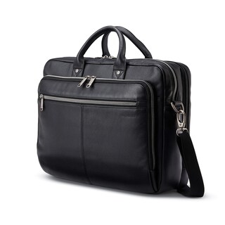 Foto 1 | Maletín Samsonite Classic Leather Toploader Negro - Venta Internacional.