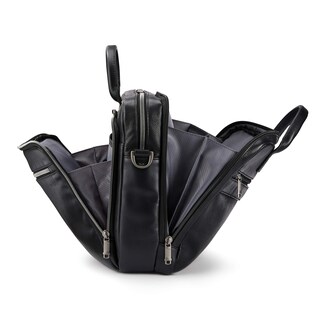 Foto 5 | Maletín Samsonite Classic Leather Toploader Negro - Venta Internacional.