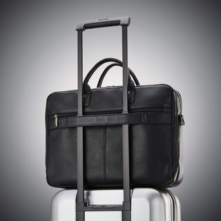 Foto 6 | Maletín Samsonite Classic Leather Toploader Negro - Venta Internacional.