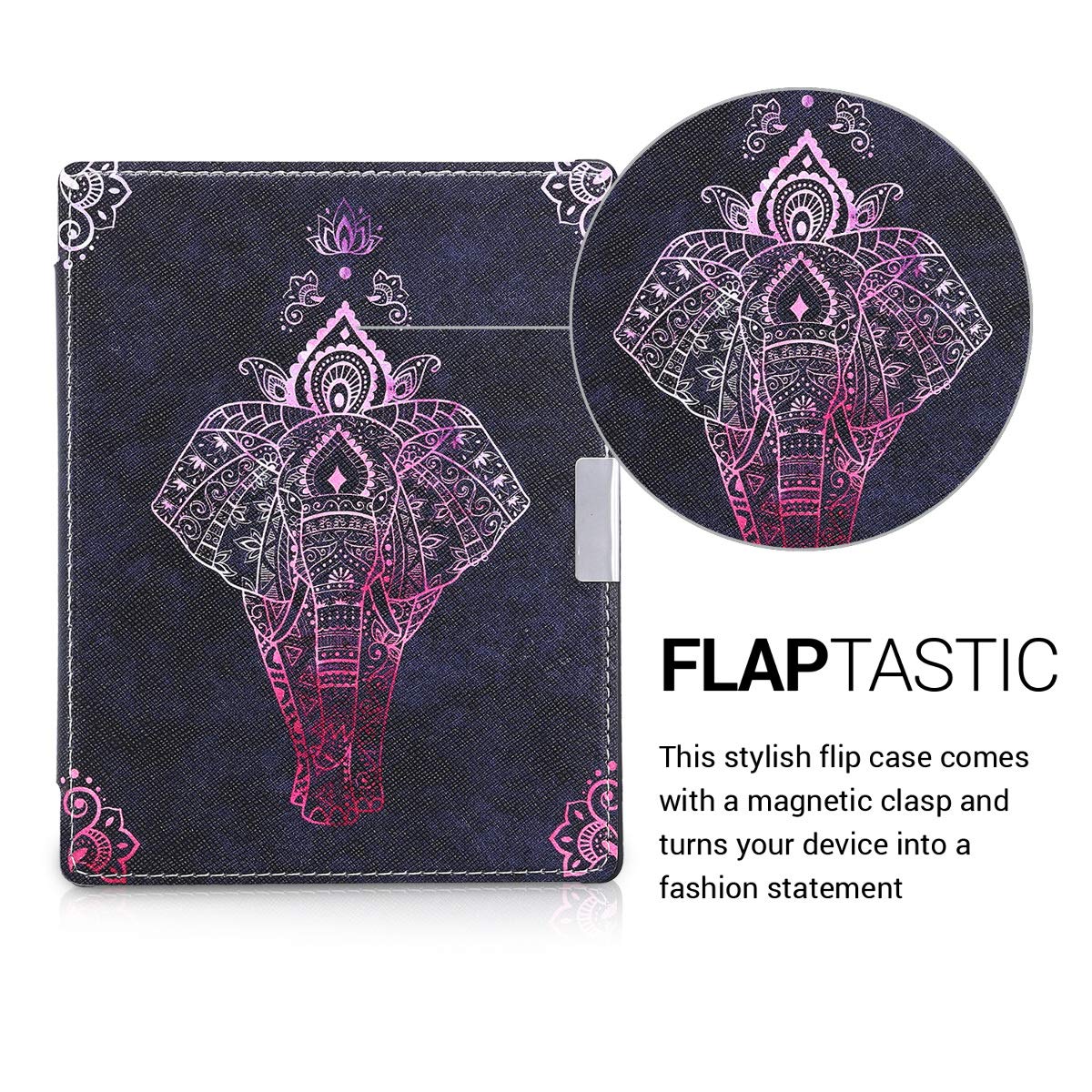 Foto 2 | Funda Kwmobile Compatible Con Kobo Aura Edition 1 - Elephant - Venta Internacional.