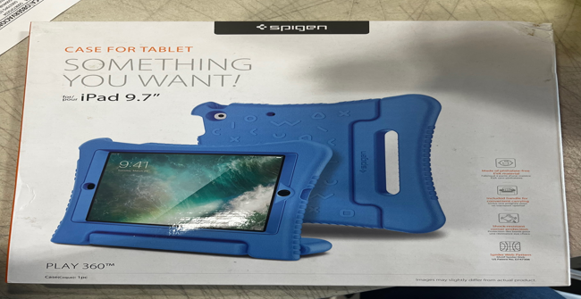Funda Para Tablet Spigen Play 360 Series Para Apple Ipad 9.7, Color Azul - Venta Internacional.