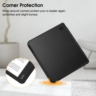 Foto 7 | Funda Protectora De Tpu Fintie Slim Para Kobo Libra Colour 7'' - Venta Internacional.