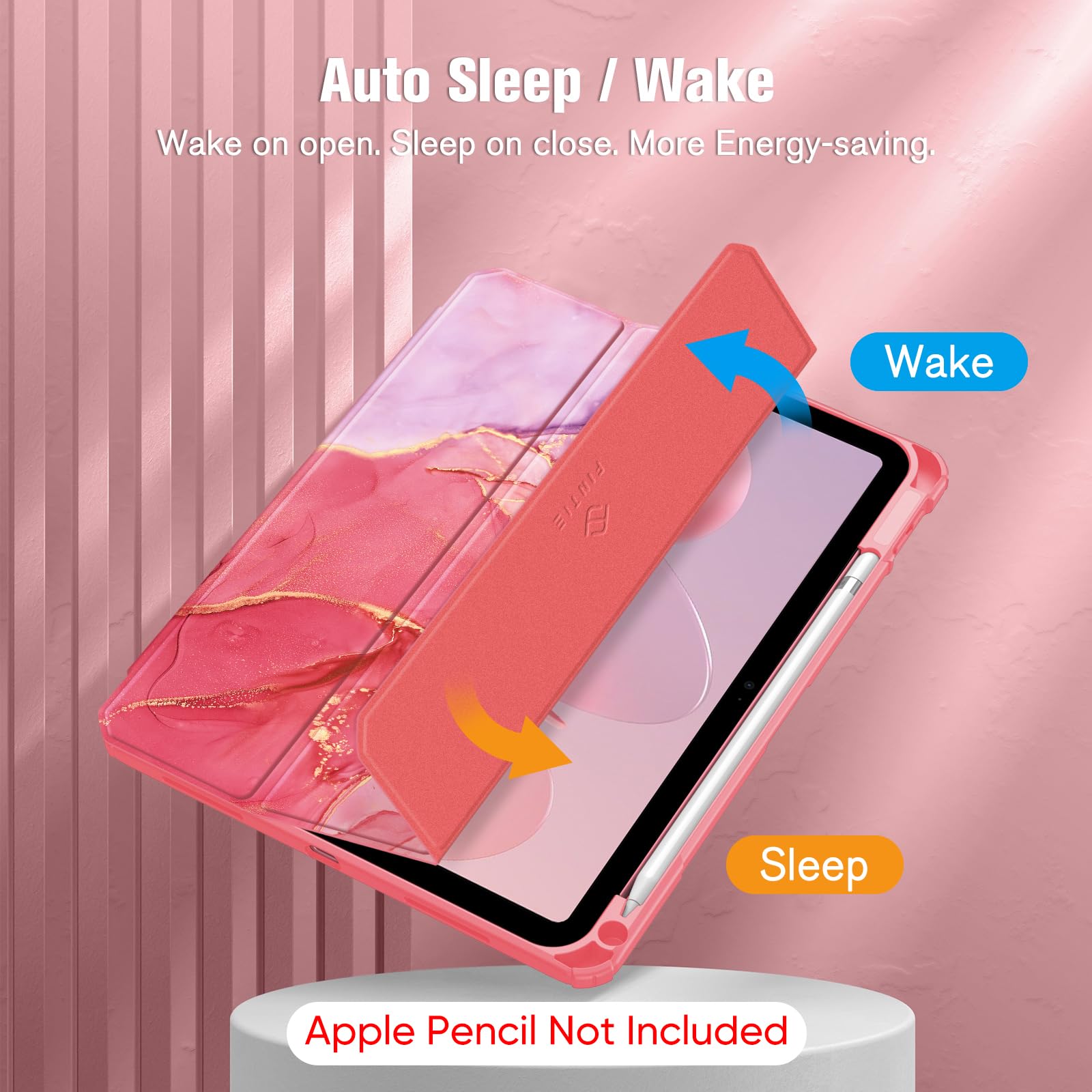 Foto 4 pulgar | Funda Fintie Hybrid Slim Para Ipad 11.ª Generación De 11 Pulgadas Con Soporte Para Lápices - Venta Internacional.