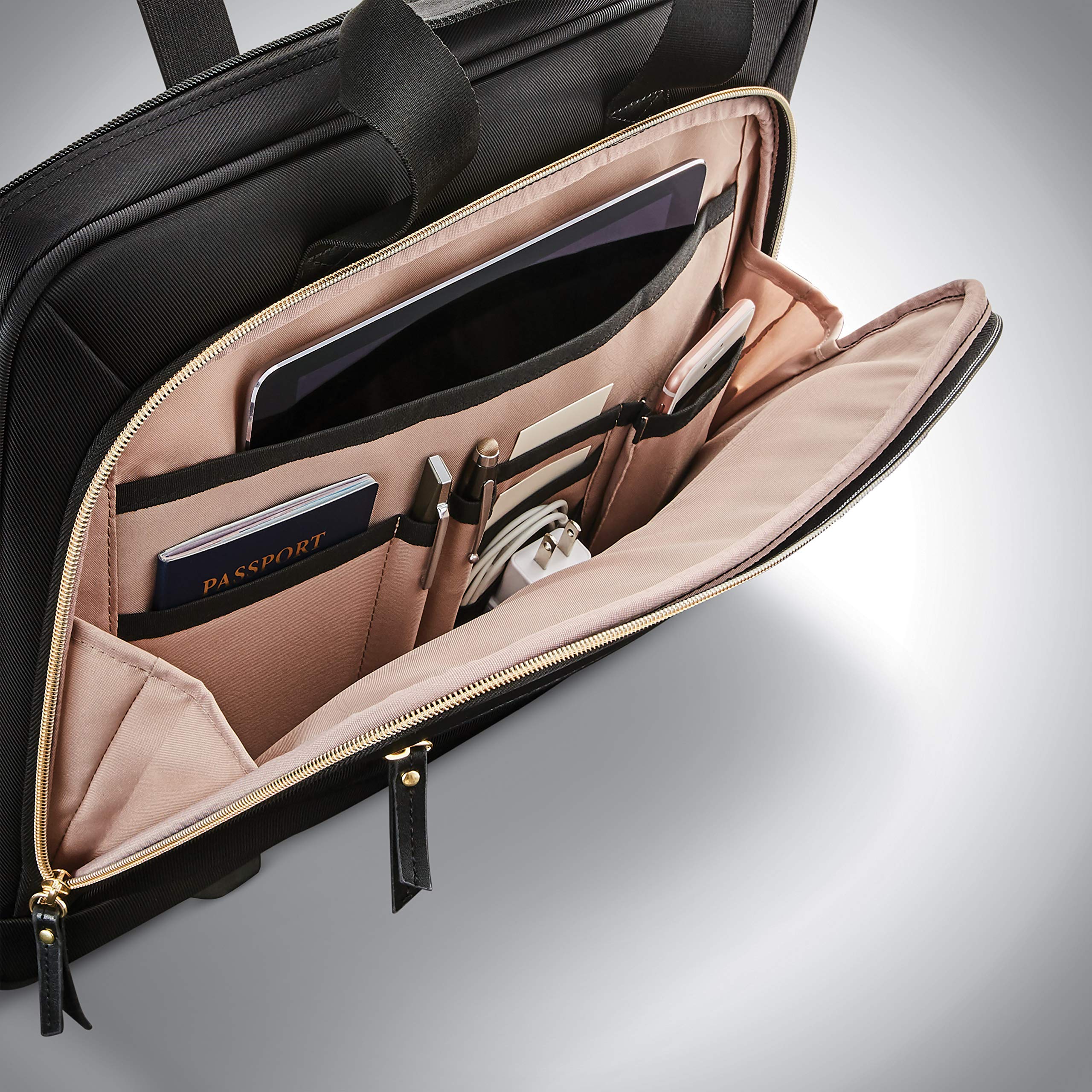 Foto 5 pulgar | Maleta De Oficina Móvil Vertical Samsonite Para Mujer, Color Negro - Venta Internacional.