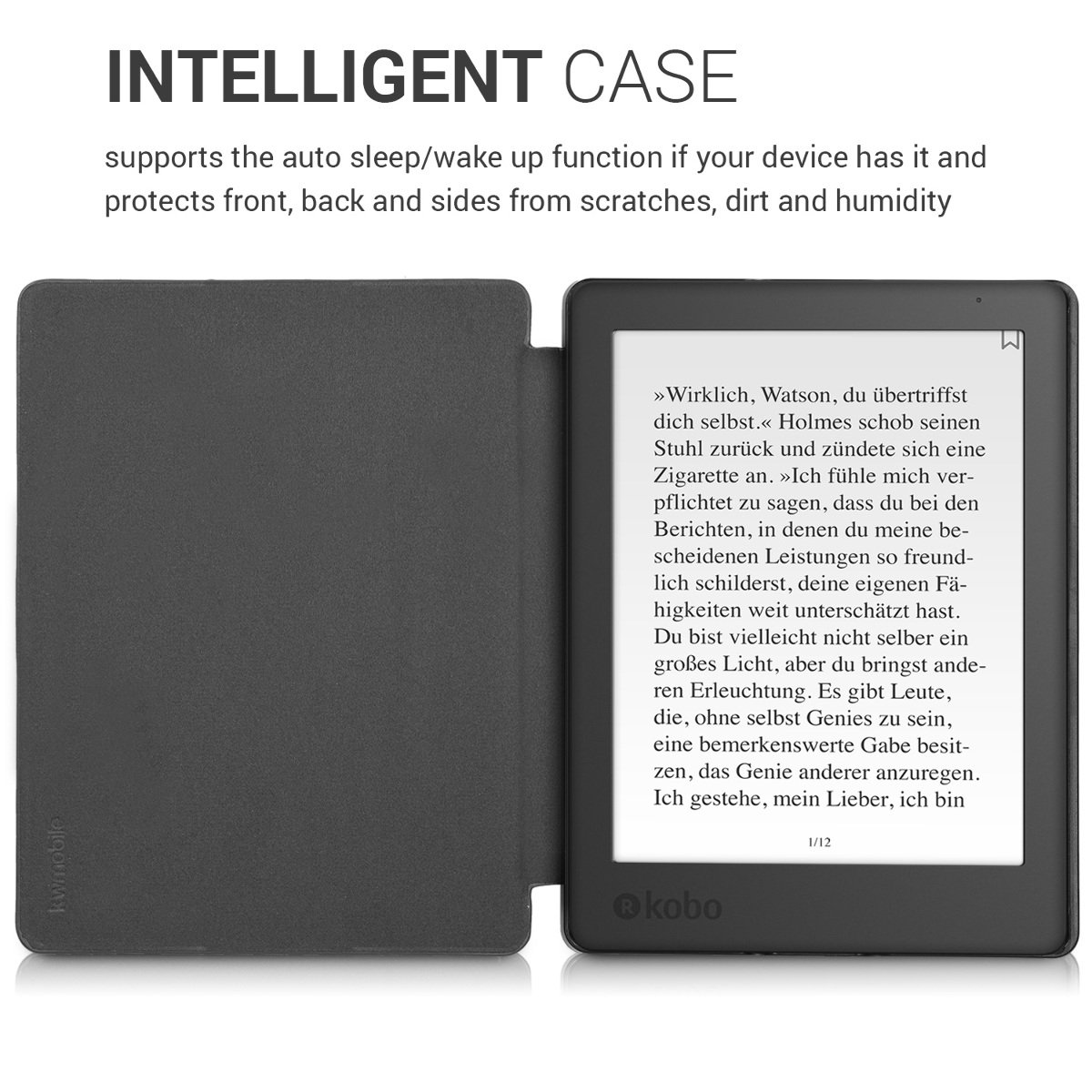 Foto 5 pulgar | Funda Kwmobile Compatible Con Kobo Aura H2o Edition 2 - Venta Internacional.