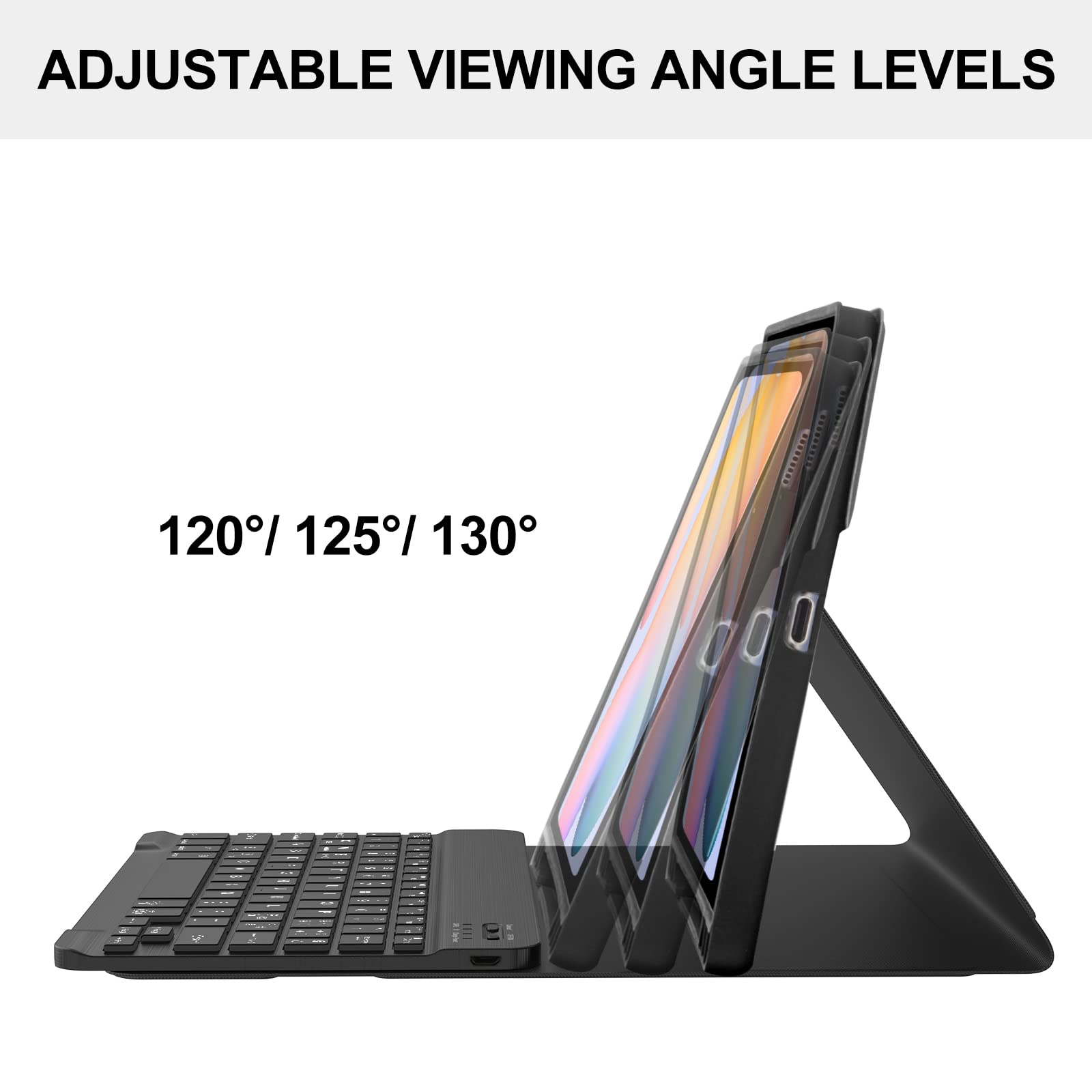 Foto 6 pulgar | Funda Con Teclado Para Samsung Galaxy Tab S6 Lite De 10,4 Pulgadas Con Soporte Para Lápices - Venta Internacional.