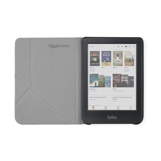 Foto 3 | Funda Sleepcover Para Kobo Clara, Color Blanco Y Negro Con Soporte, Piel Vegana - Venta Internacional.