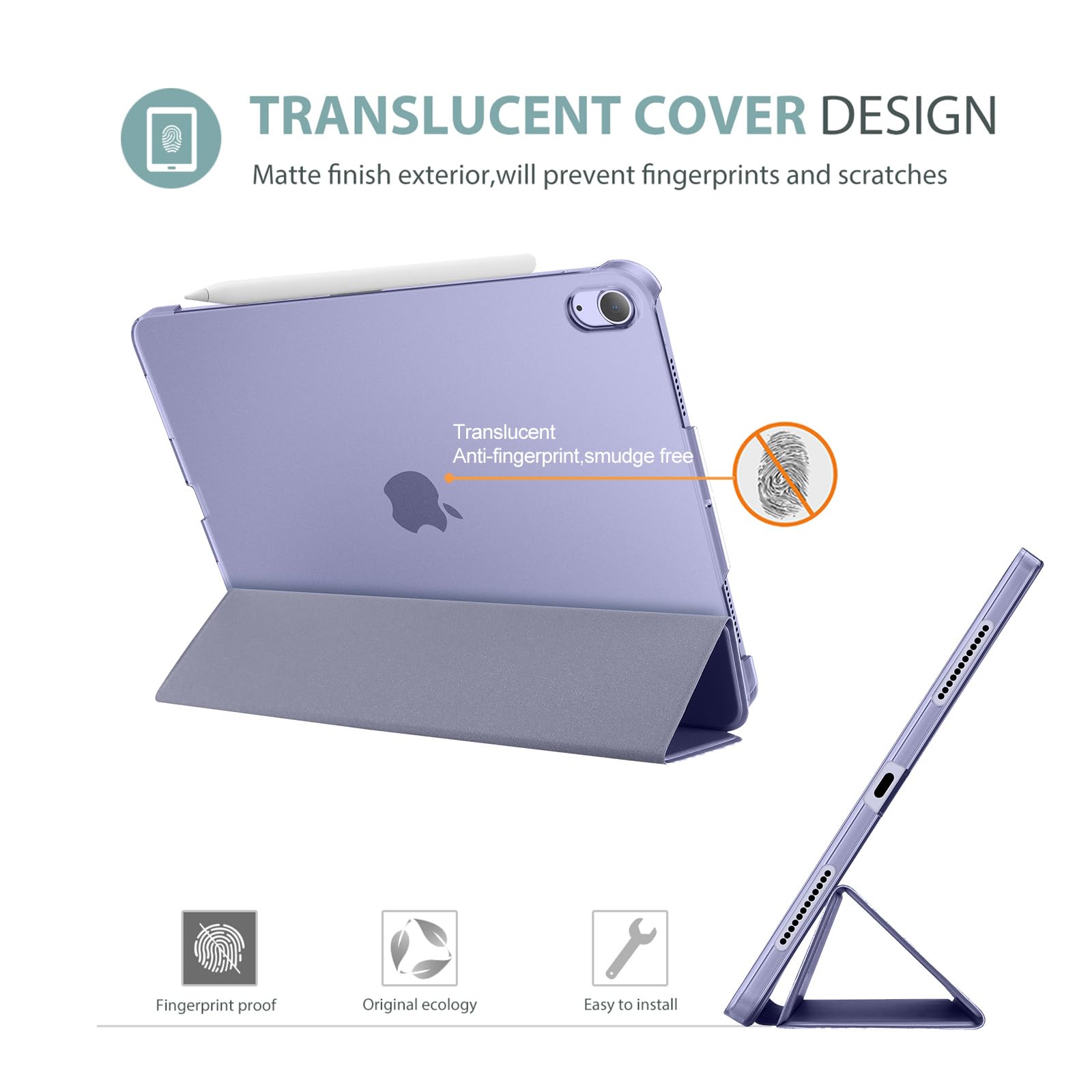 Foto 5 pulgar | Smart Case Procase Para Ipad Air De 11 Pulgadas 2025/2024/10,9 Pulgadas - Venta Internacional.