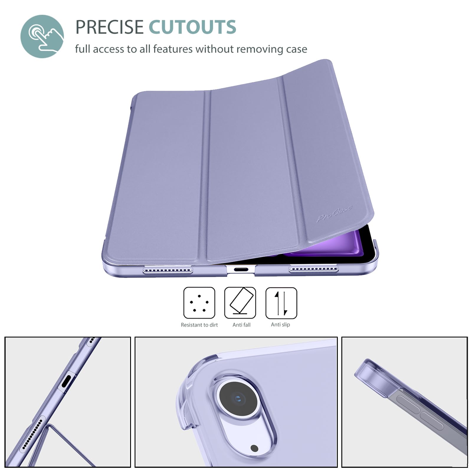 Foto 7 pulgar | Smart Case Procase Para Ipad Air De 11 Pulgadas 2025/2024/10,9 Pulgadas - Venta Internacional.