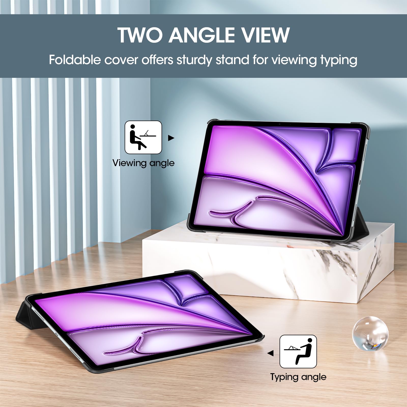 Foto 5 | Funda Procase Para Ipad Air De 13 Pulgadas 2025 M3/2024 M2, Color Negro - Venta Internacional.