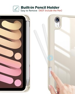 Foto 6 | Funda Inteligente Para Ipad Mini De 7.ª Y 6.ª Generación Con Soporte Para Lápices - Venta Internacional.