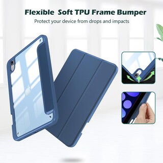 Foto 3 | Smart Case Procase Para Ipad Mini De 7.ª Y 6.ª Generación Con Soporte Para Lápices - Venta Internacional.