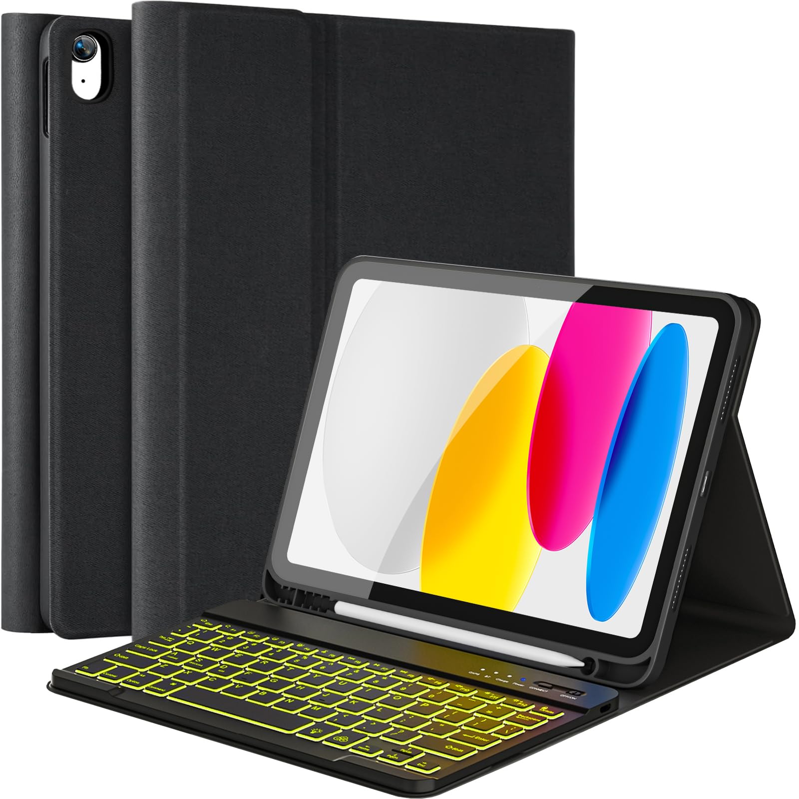 Foto 2 pulgar | Funda Con Teclado Fuwang Para Ipad A16 De 11 Pulgadas Y 10 De 10 9 Pulgadas - Venta Internacional.