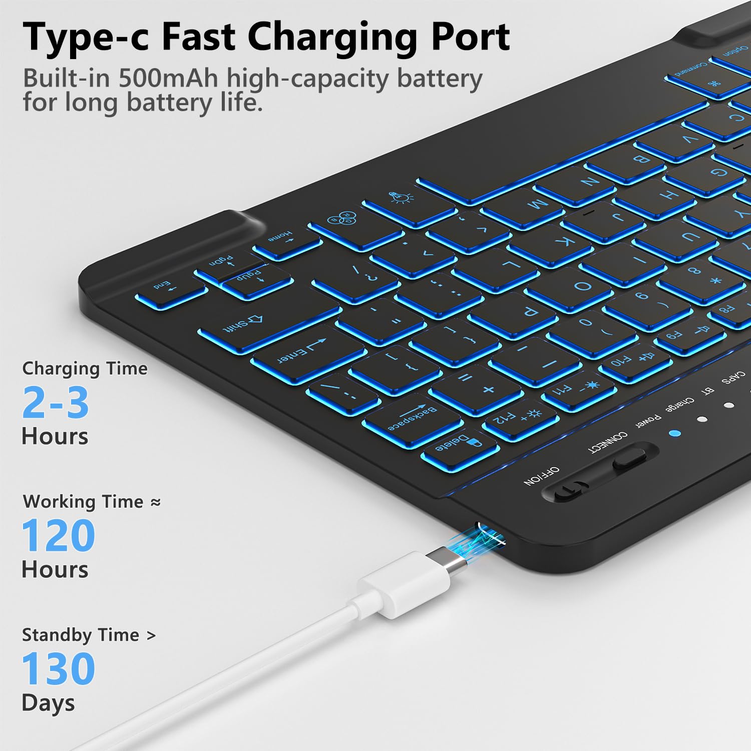 Foto 6 | Funda Con Teclado Fuwang Para Ipad A16 De 11 Pulgadas Y 10 De 10 9 Pulgadas - Venta Internacional.