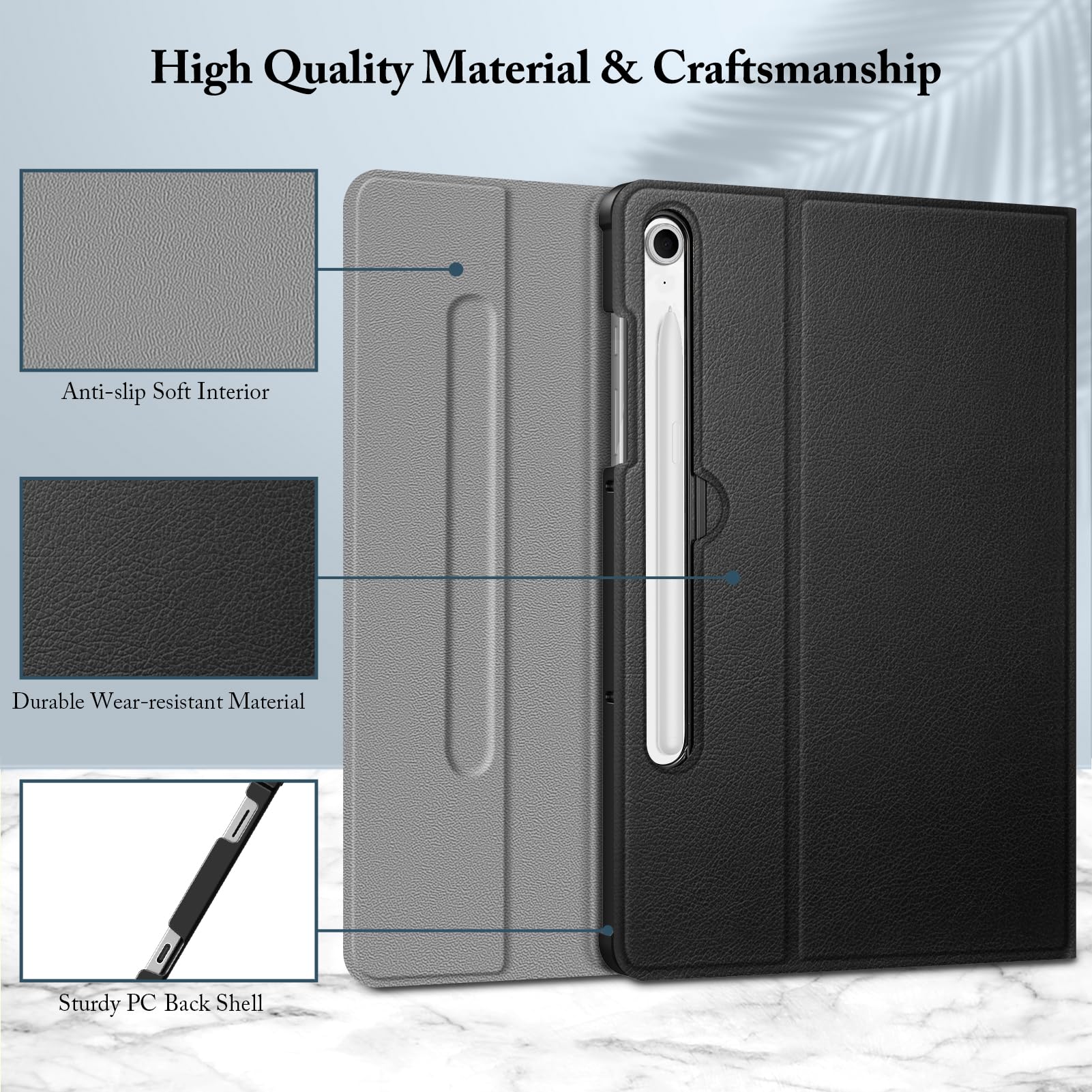 Foto 7 pulgar | Funda De Teclado Fintie Para Samsung Galaxy Tab S10 Fe/s9 Fe 5g - Venta Internacional.