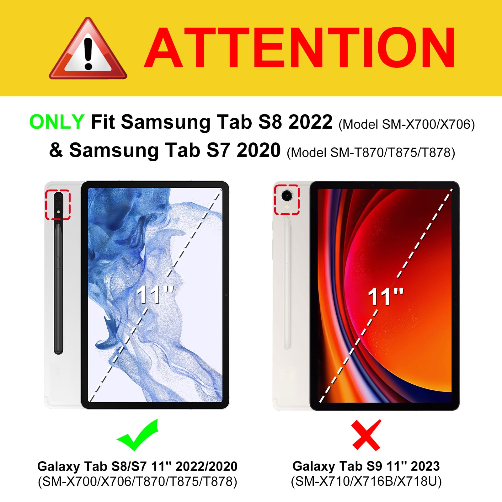 Foto 3 pulgar | Funda Con Teclado Fintie Para Samsung Galaxy Tab S8/tab S7 11 - Venta Internacional.