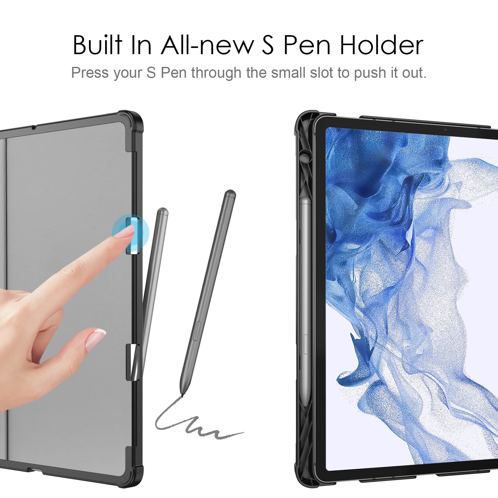 Foto 5 pulgar | Funda Con Teclado Fintie Para Samsung Galaxy Tab S8/tab S7 11 - Venta Internacional.