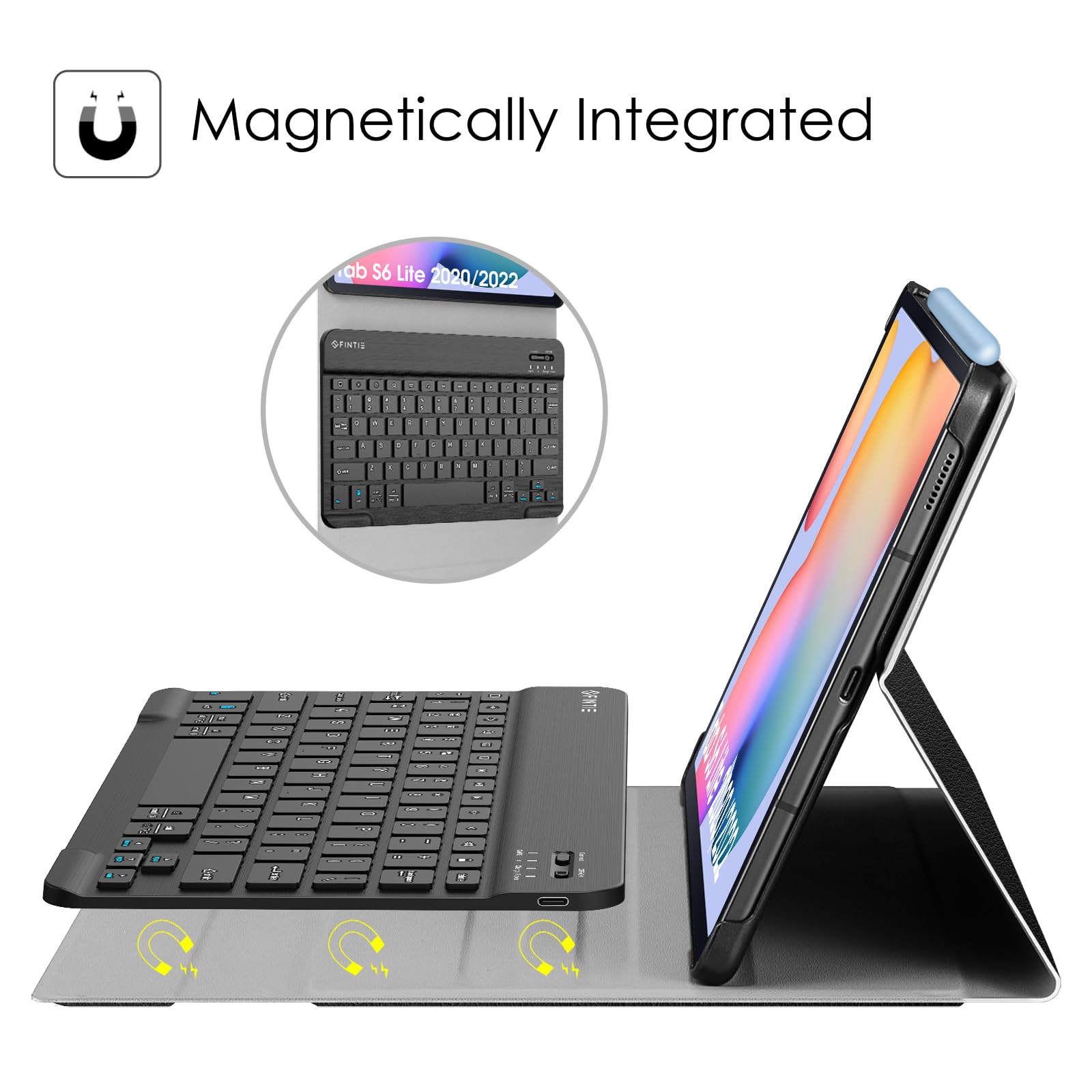 Foto 4 pulgar | Funda Con Teclado Fintie Para Samsung Galaxy Tab S6 Lite 10.4 - Venta Internacional.