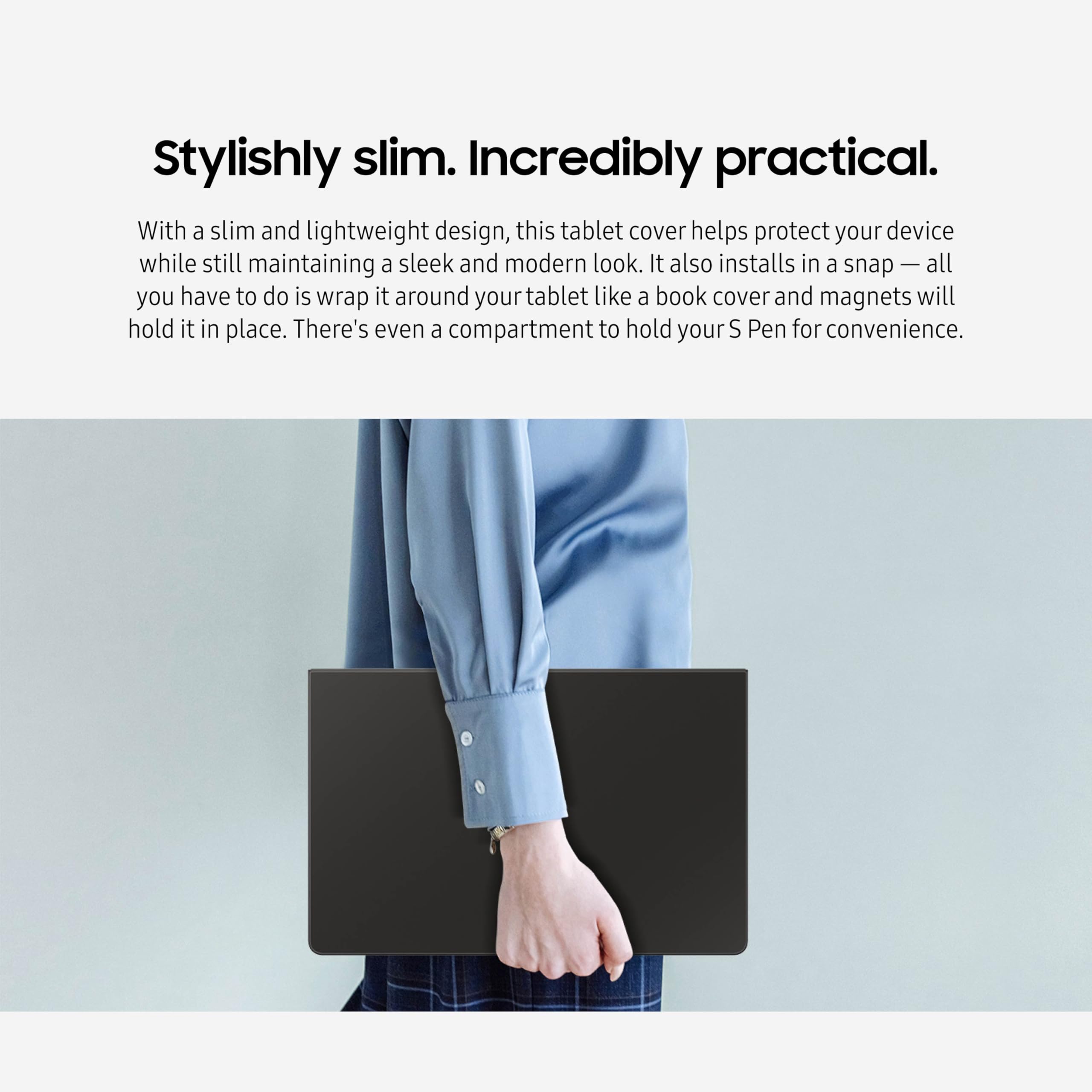 Foto 4 pulgar | Funda Tipo Libro Con Teclado Para Tablet Samsung Galaxy Tab S10 Fe+  Color Negro - Venta Internacional.