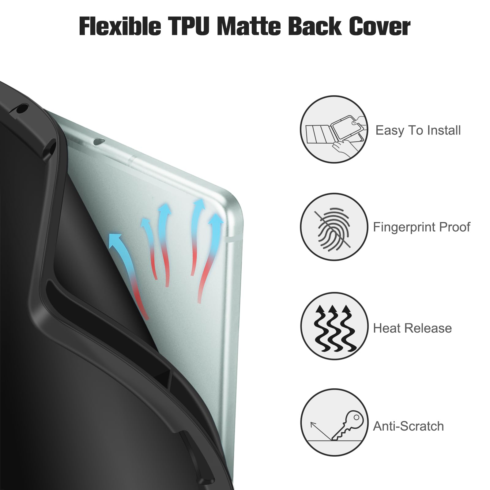 Foto 6 | Funda Fintie Para Samsung Galaxy Tab S6 Lite 10.4 2024/2022/2020 - Venta Internacional.