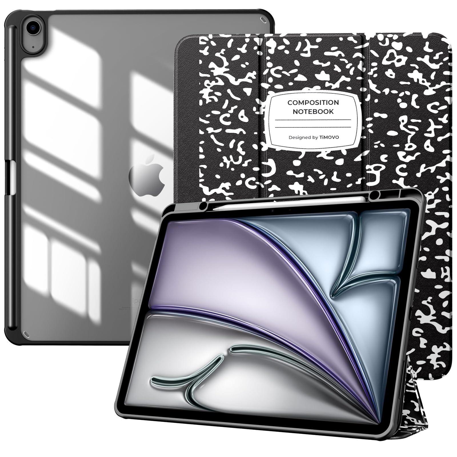 Funda Timovo Para Ipad Air De 13 Pulgadas (m3/m2-2025/2024) Con Soporte Para Lápices - Venta Internacional.