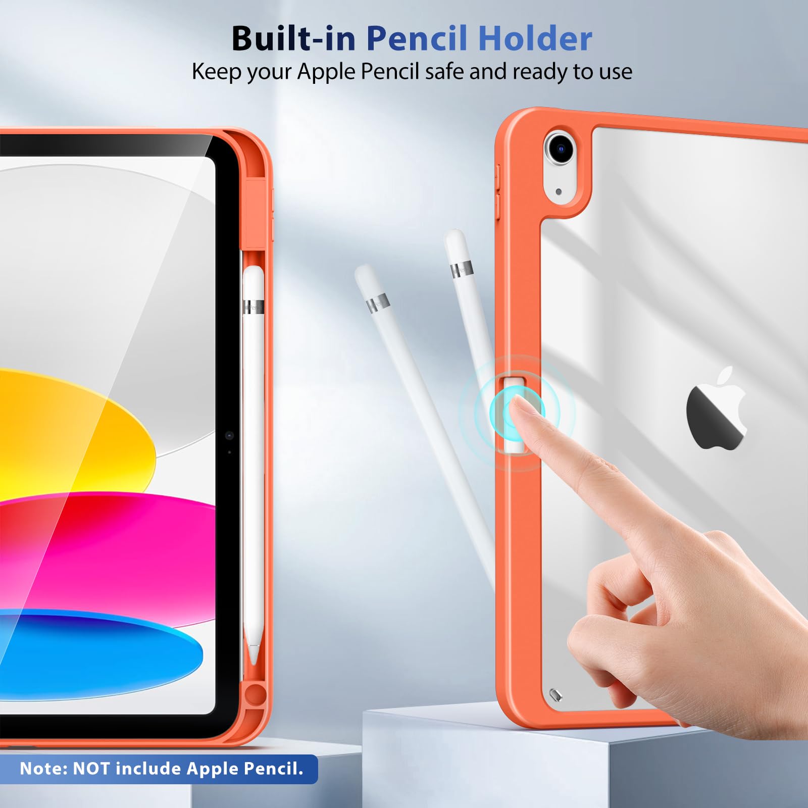 Foto 4 | Funda Timovo Para Ipad 11.ª Generación De 11 Pulgadas 2025 Con Soporte Para Lápices - Venta Internacional.