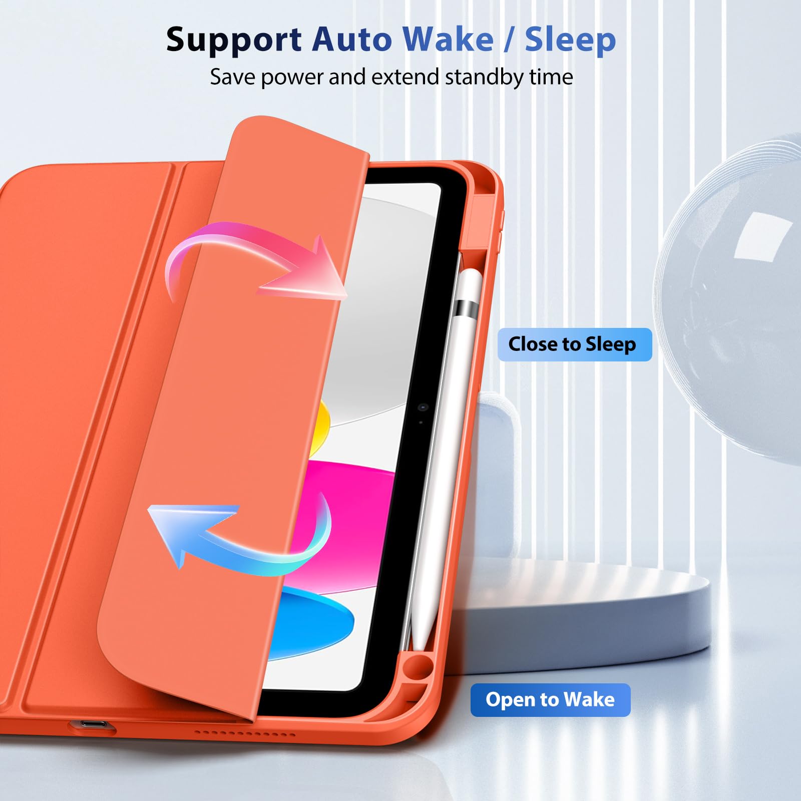 Foto 5 | Funda Timovo Para Ipad 11.ª Generación De 11 Pulgadas 2025 Con Soporte Para Lápices - Venta Internacional.