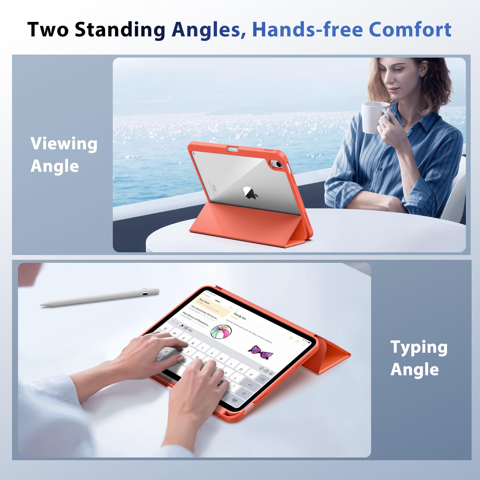 Foto 7 | Funda Timovo Para Ipad 11.ª Generación De 11 Pulgadas 2025 Con Soporte Para Lápices - Venta Internacional.