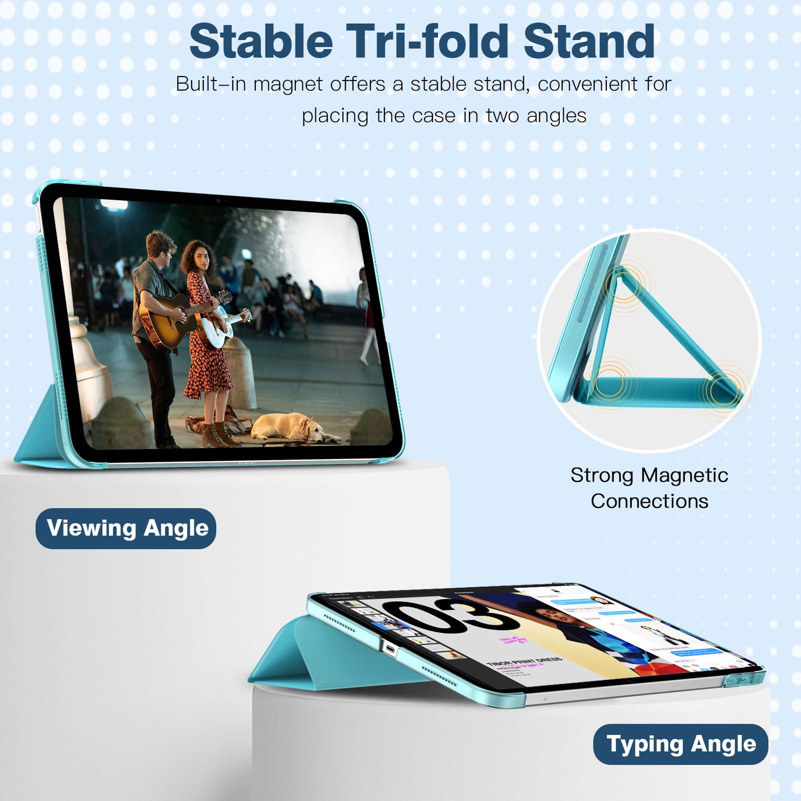 Foto 5 | Funda Timovo Para Ipad (a16) 11ª Generación 11'' 2025/ipad 10ª Generación 10.9'' 2022 - Venta Internacional.