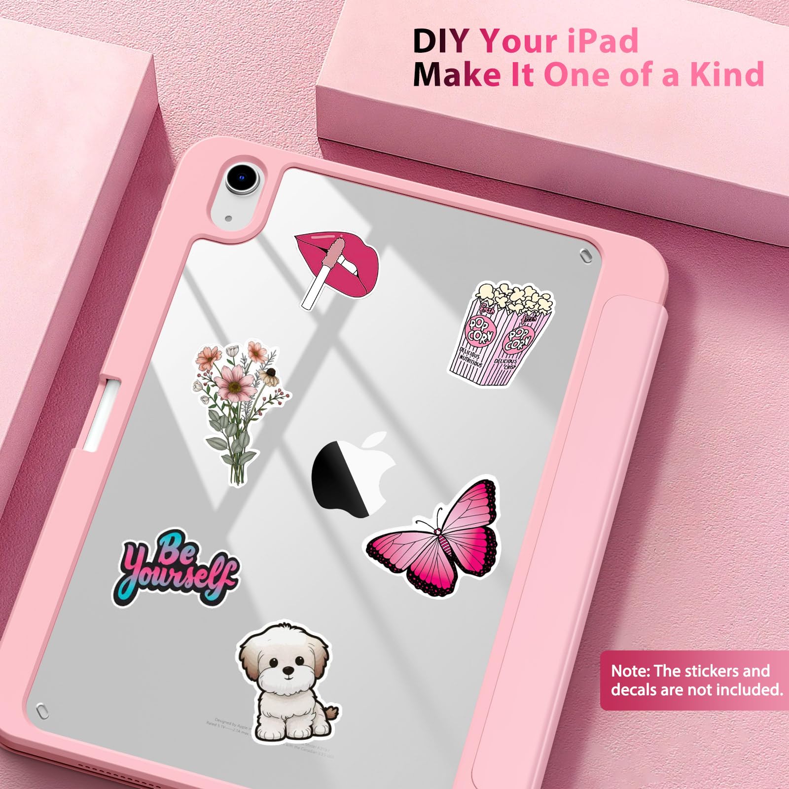Foto 7 pulgar | Funda Timovo Para Ipad 11.ª Generación De 11 Pulgadas 2025 Con Soporte Para Lápices  Color Rosa - Venta Internacional.