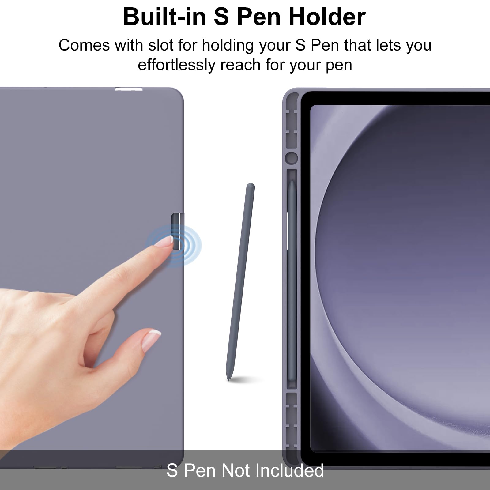 Foto 7 pulgar | Funda De Teclado Boriyuan Para Samsung Galaxy Tab A9+ 11 5g 2023 - Venta Internacional.