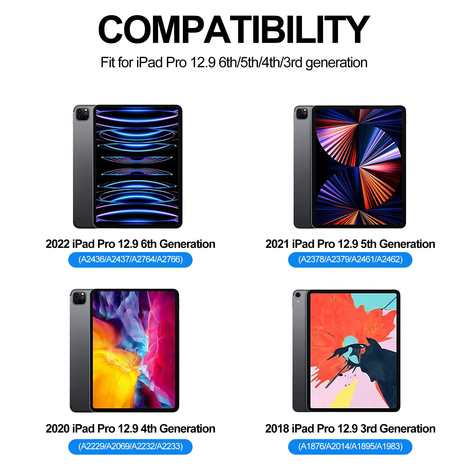 Foto 3 pulgar | Funda Para Ipad Pro 12.9 Con Teclado De 5.ª Generación 2021  Oro Rosa - Venta Internacional.