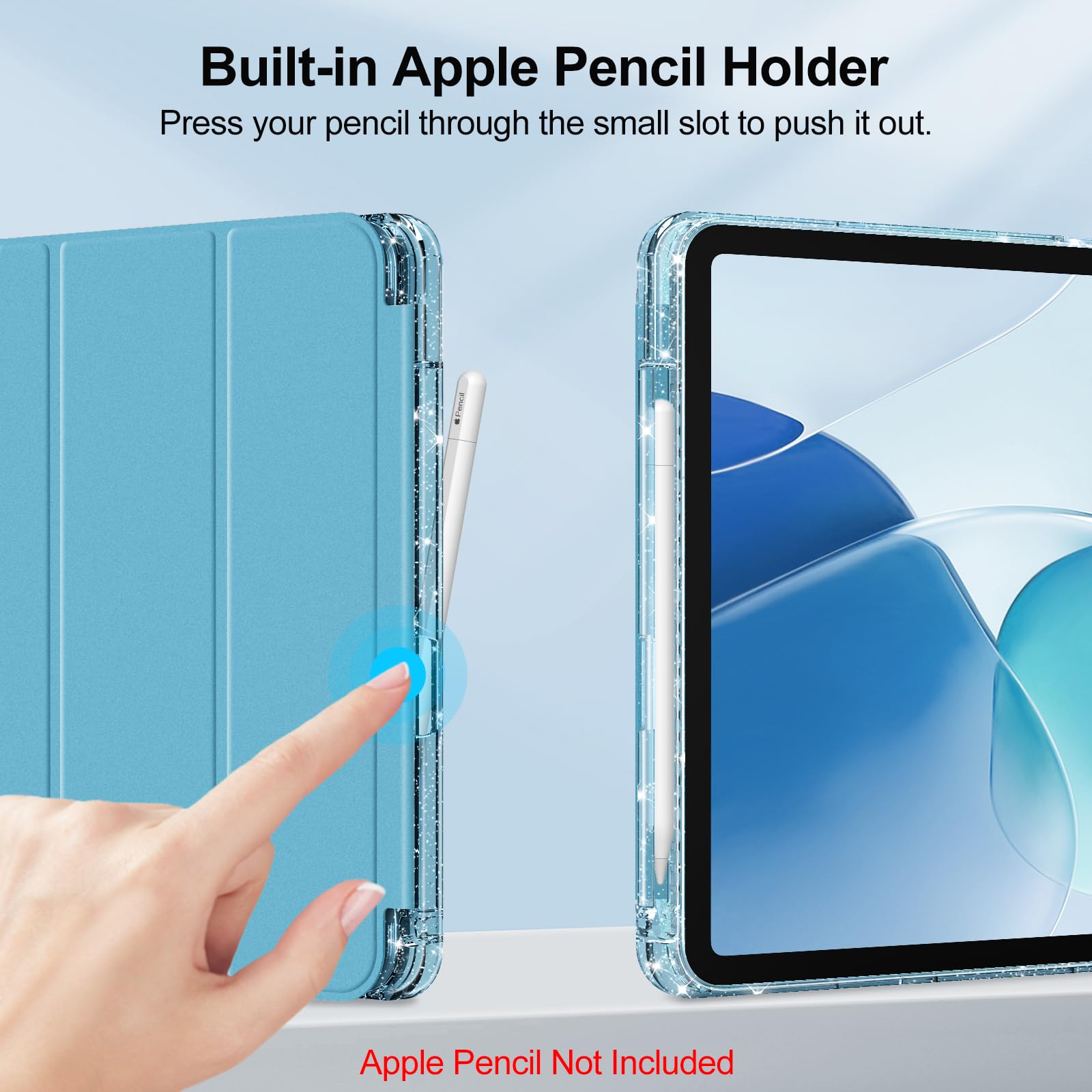 Foto 7 pulgar | Funda Fintie Slim Para Ipad 11.ª Generación De 11 Pulgadas Con Soporte Para Lápices - Venta Internacional.