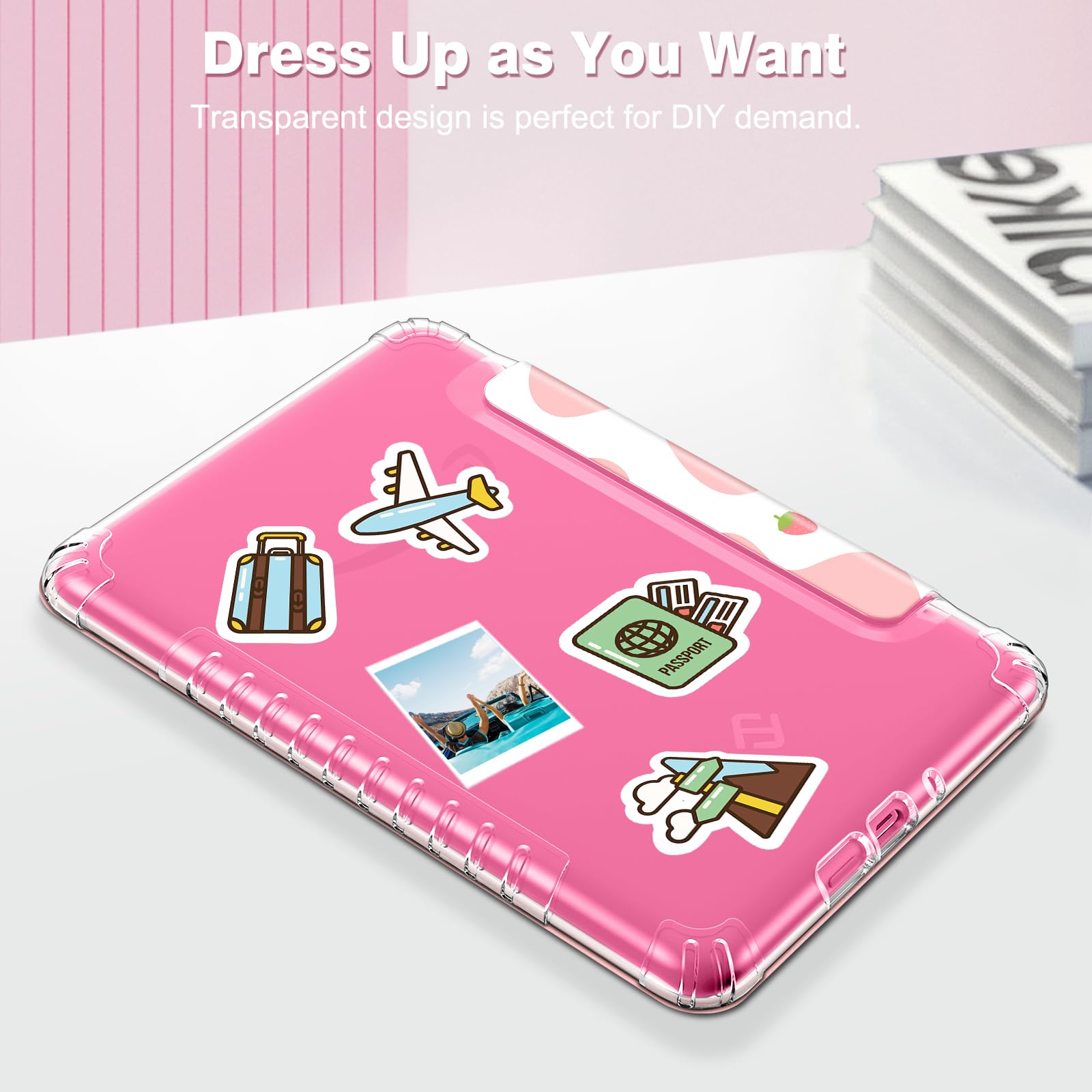 Foto 7 pulgar | Funda Fintie Para Kindle Paperwhite 12.ª Generación 2024 Strawberry Cow - Venta Internacional.