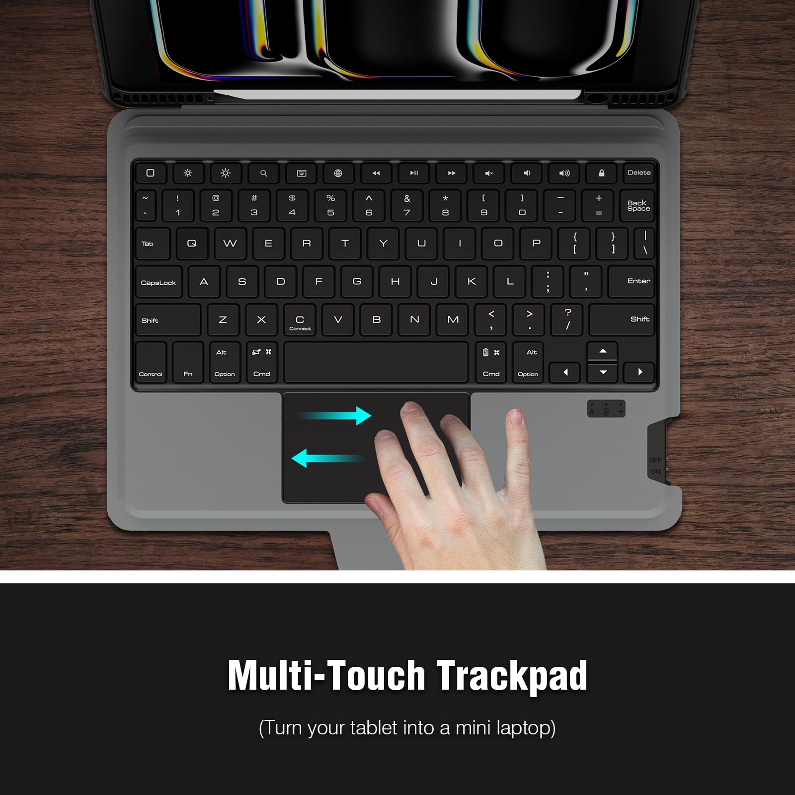 Foto 5 pulgar | Funda Para Ipad Pro 13 Con Teclado Nillkin M4 2024 Con Lápiz - Venta Internacional.