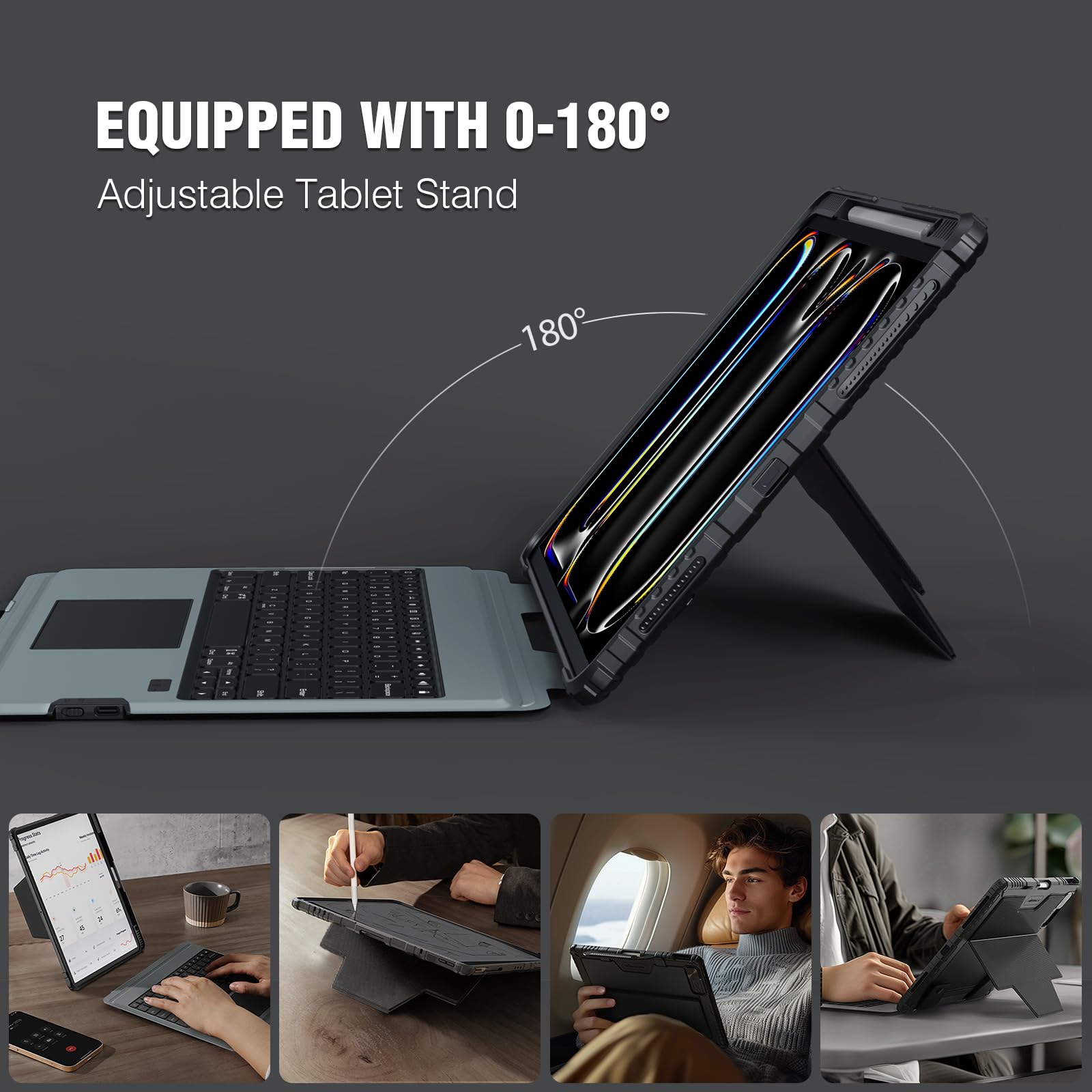 Foto 6 pulgar | Funda Para Ipad Pro 13 Con Teclado Nillkin M4 2024 Con Lápiz - Venta Internacional.