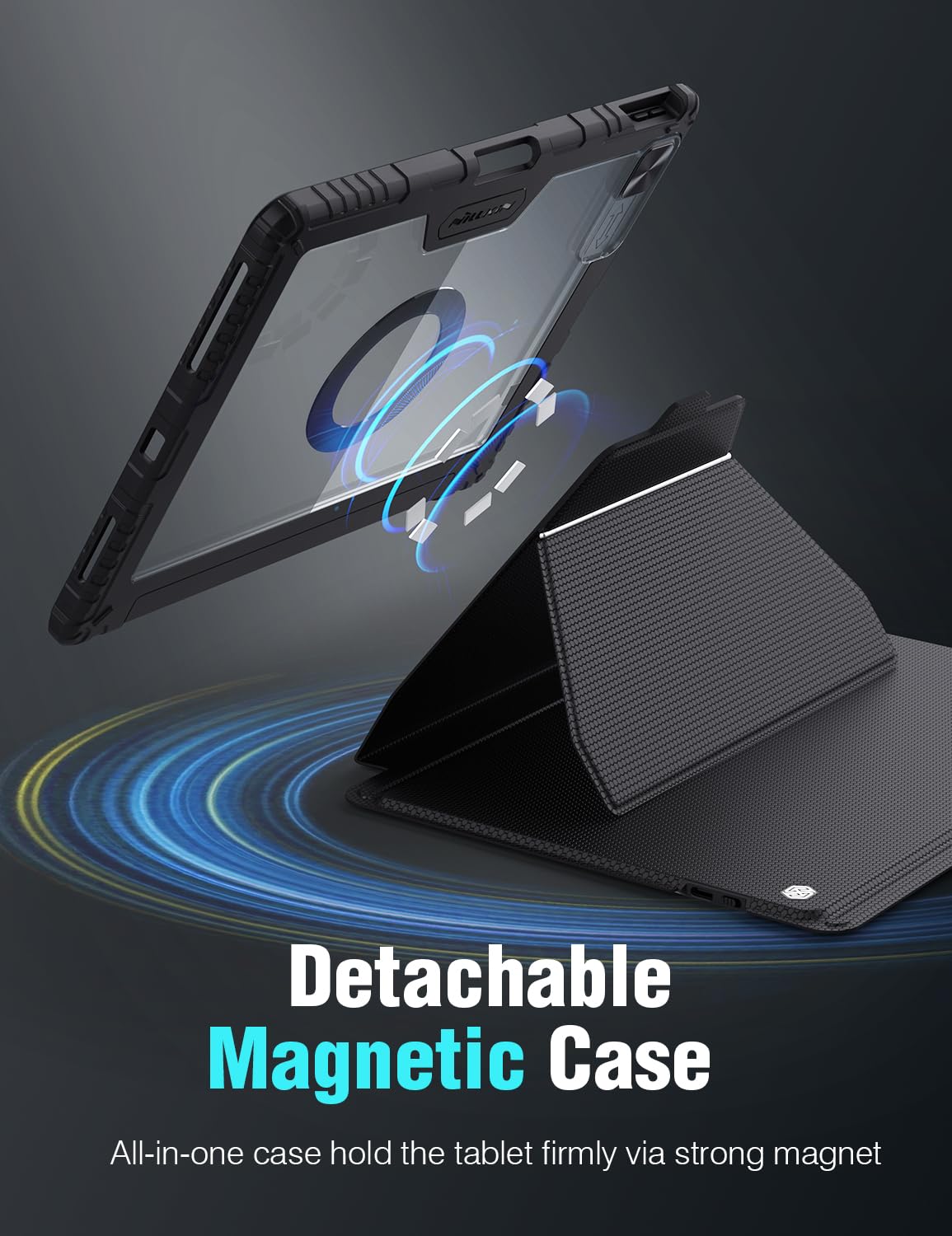 Foto 4 pulgar | Funda Con Teclado Nillkin Magic Para Ipad Pro 12.9 6th Gen - Venta Internacional.