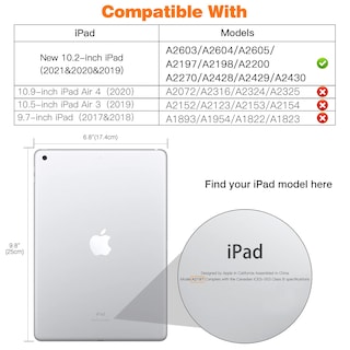 Foto 2 | Funda Moko Para Ipad 10.2 Ipad 9ª Generación 2021/8ª Generación 2020/7ª Generación 2019 - Venta Internacional.