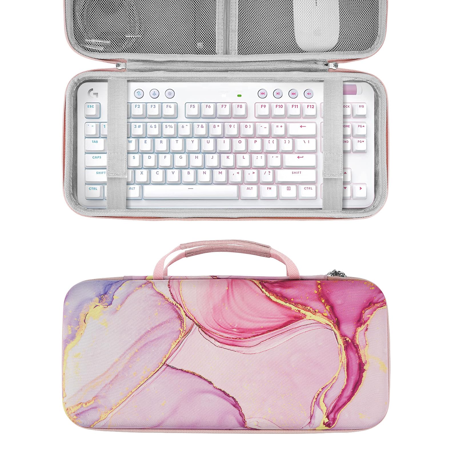 Foto 2 pulgar | Funda De Teclado Geekria Tenkeyless Rígida Para Logitech G713 - Venta Internacional.