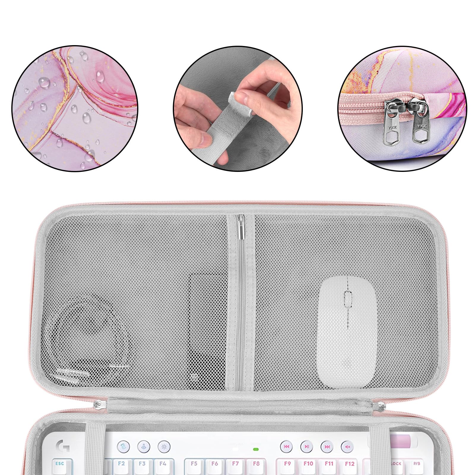 Foto 4 pulgar | Funda De Teclado Geekria Tenkeyless Rígida Para Logitech G713 - Venta Internacional.